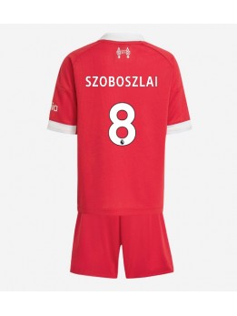 Liverpool Dominik Szoboszlai #8 Dječji Domaci Dres kompleti 2025-26 Kratak Rukavima (+ kratke hlače)